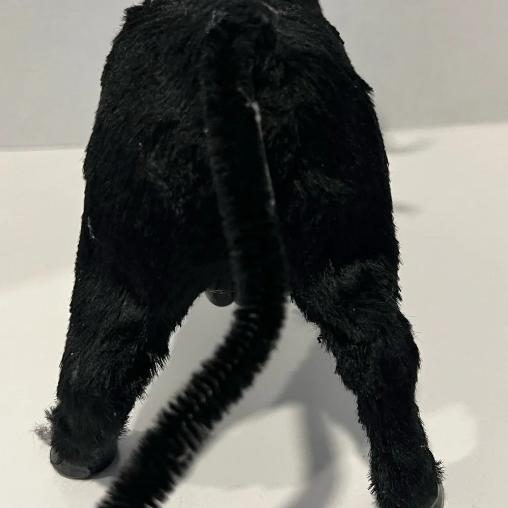 VTG Black Bullfighting Soanush Bull Figure Souvenir Made In Spain Travel